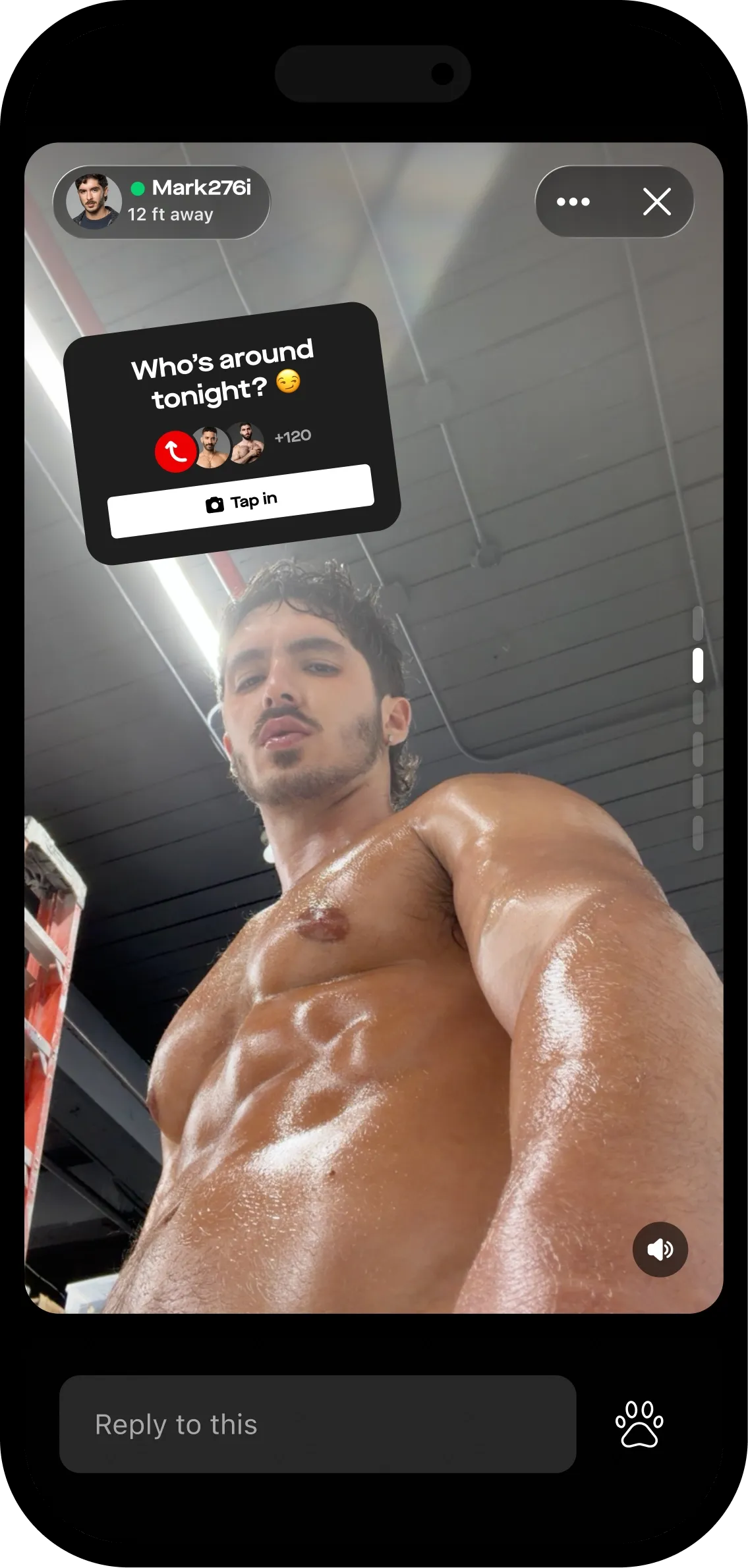 Prévia de conversa do bate-papo do SCRUFF