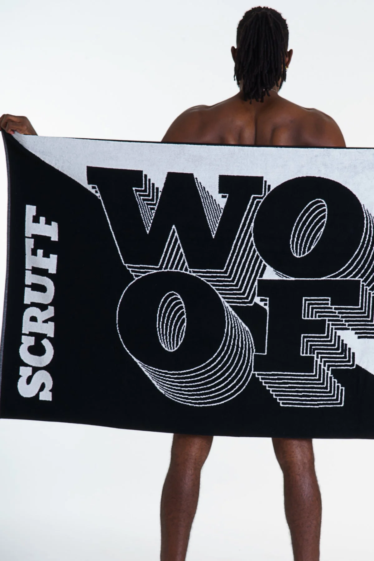 SCRUFF shop beach towel