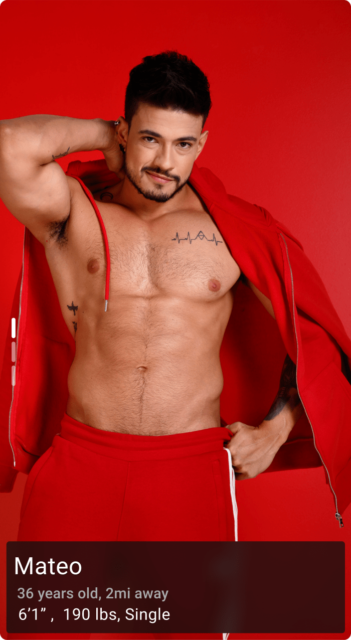 Scruff app, match.
