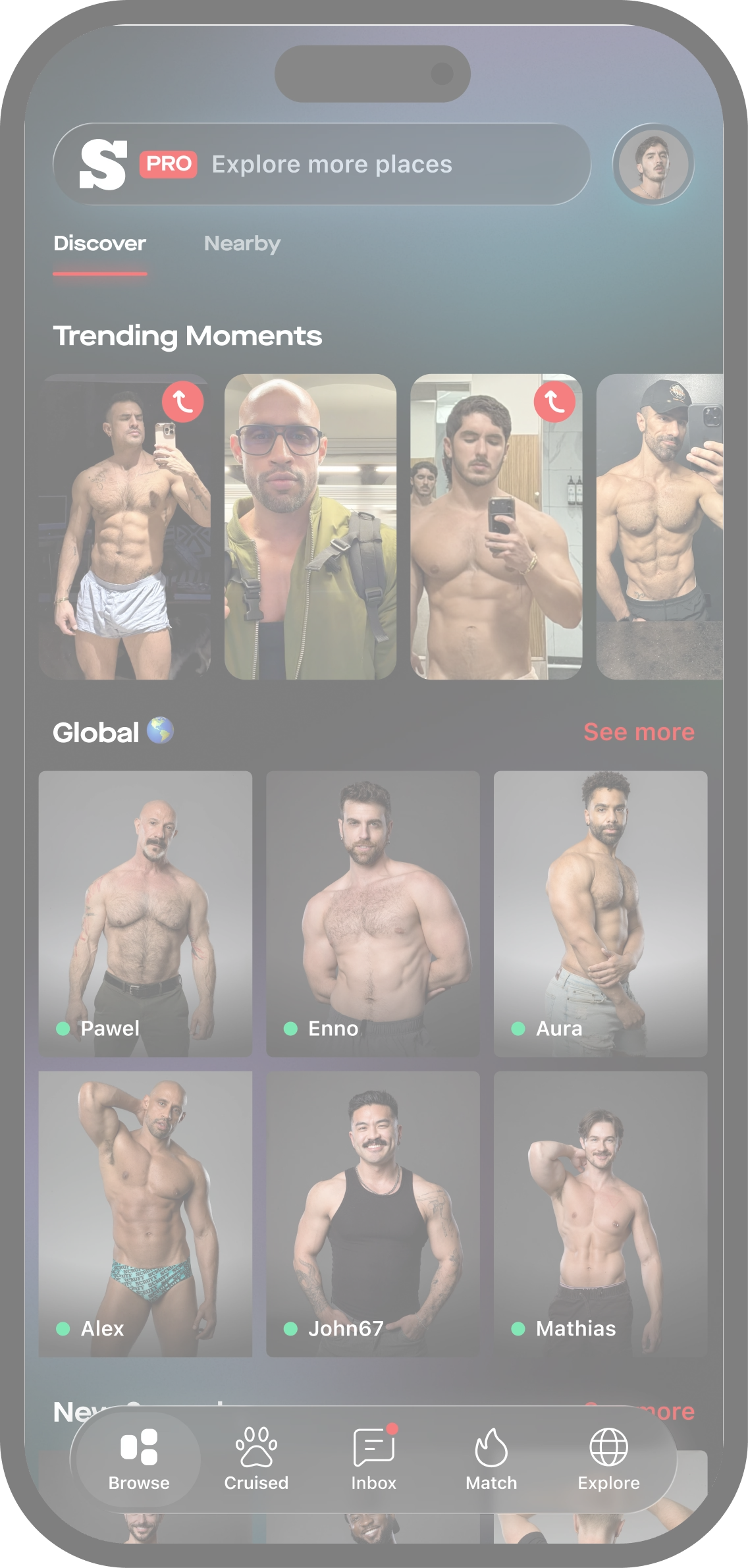 معاينة موجز الاستكشاف في SCRUFF